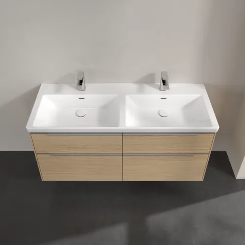 Bild von VILLEROY BOCH Subway 3.0 Waschbeckenunterschrank, mit Beleuchtung, 4 Auszüge, 1272 x 576 x 478 mm, Nordic Oak #C568L0VJ