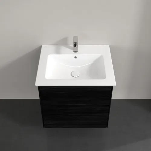 Bild von VILLEROY BOCH Collaro Waschbeckenunterschrank, 2 Auszüge, 611 x 610 x 480 mm, Black Oak #C14300AB