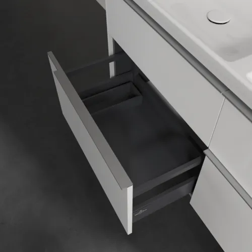 Bild von VILLEROY BOCH Subway 3.0 Waschbeckenunterschrank, mit Beleuchtung, 4 Auszüge, 1272 x 576 x 478 mm, Brilliant White #C568L0VE