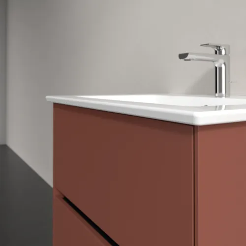 Bild von VILLEROY BOCH Collaro Waschbeckenunterschrank, 2 Auszüge, 611 x 610 x 480 mm, Wine Red #C14300AH