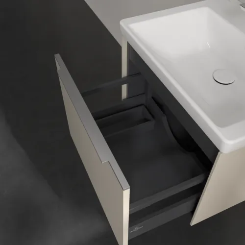Obrázek VILLEROY BOCH Subway 3.0 Vanity unit, 1 zásuvka, 572 x 429 x 478 mm, Cashmere Grey #C57700VN