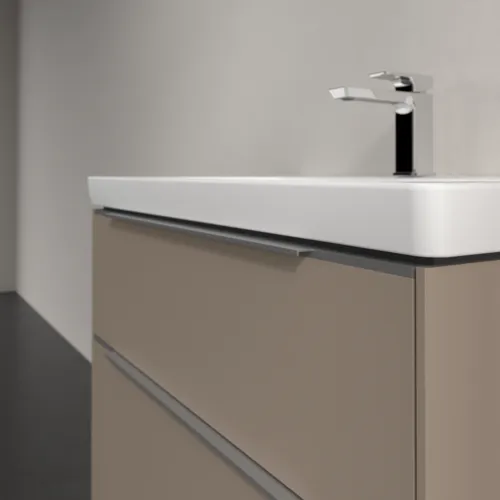 Bild von VILLEROY BOCH Subway 3.0 Waschbeckenunterschrank, mit Beleuchtung, 2 Auszüge, 772 x 576 x 478 mm, Taupe #C574L0VM