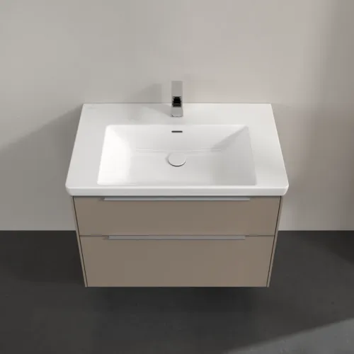 Bild von VILLEROY BOCH Subway 3.0 Waschbeckenunterschrank, mit Beleuchtung, 2 Auszüge, 772 x 576 x 478 mm, Taupe #C574L0VM