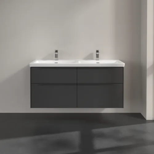 Obrázek VILLEROY BOCH Subway 3.0 Vanity unit, 4 výsuvy, 1272 x 576 x 478 mm, grafitová barva #C56802VR