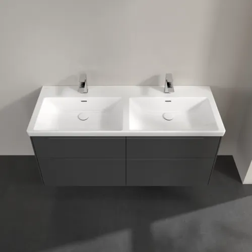 Obrázek VILLEROY BOCH Subway 3.0 Vanity unit, 4 výsuvy, 1272 x 576 x 478 mm, grafitová barva #C56802VR