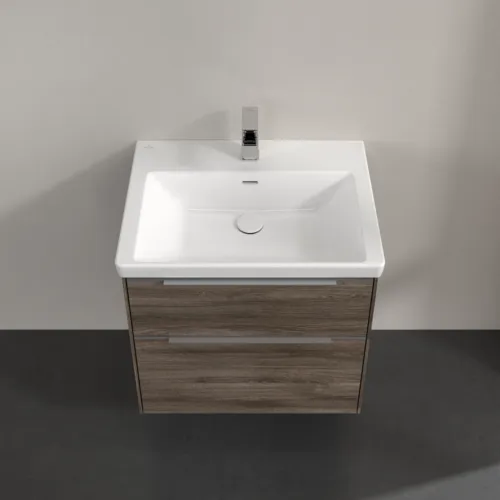 Bild von VILLEROY BOCH Subway 3.0 Waschbeckenunterschrank, 2 Auszüge, 622 x 576 x 478 mm, Stone Oak #C57600RK