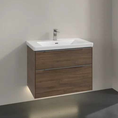 Bild von VILLEROY BOCH Subway 3.0 Waschbeckenunterschrank, mit Beleuchtung, 2 Auszüge, 772 x 576 x 478 mm, Arizona Oak #C574L0VH