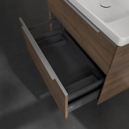Bild von VILLEROY BOCH Subway 3.0 Waschbeckenunterschrank, mit Beleuchtung, 2 Auszüge, 772 x 576 x 478 mm, Arizona Oak #C574L0VH