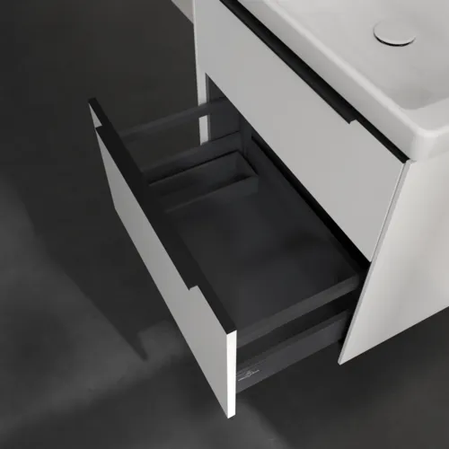 Bild von VILLEROY BOCH Subway 3.0 Waschbeckenunterschrank, 2 Auszüge, 622 x 576 x 478 mm, Pure White #C57601VF