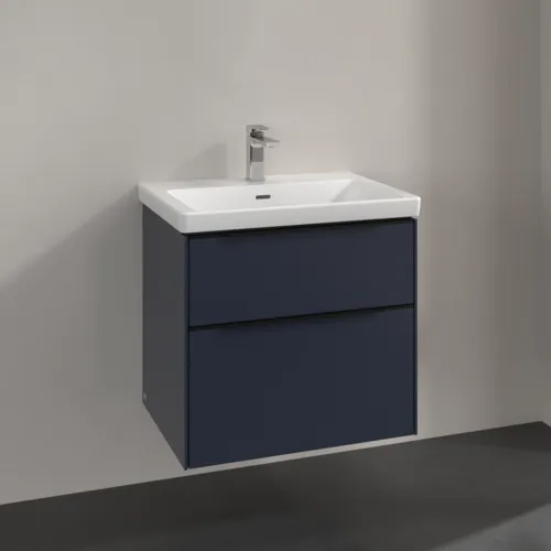Bild von VILLEROY BOCH Subway 3.0 Waschbeckenunterschrank, 2 Auszüge, 622 x 576 x 478 mm, Marine Blue #C57601VQ