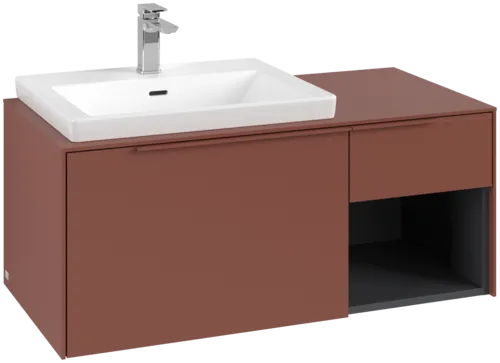 VILLEROY BOCH Subway 3.0 Vanity unit, 2 pull-out compartments, 1001 x 423 x 516 mm, Wine Red / Wine Red #C57202AH resmi