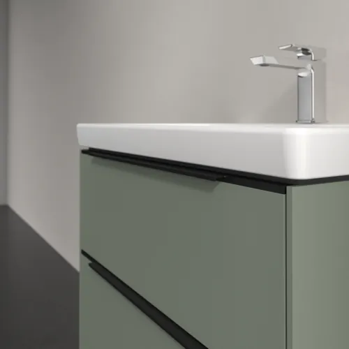 Bild von VILLEROY BOCH Subway 3.0 Waschbeckenunterschrank, mit Beleuchtung, 2 Auszüge, 622 x 576 x 478 mm, Soft Green #C576L1AF
