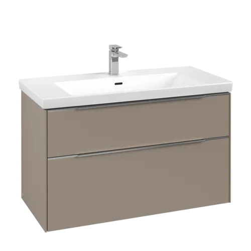 Picture of VILLEROY BOCH Subway 3.0 Vanity unit, 2 pull-out compartments, 973 x 576 x 478 mm, Taupe #C57000VM