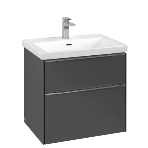 Picture of VILLEROY BOCH Subway 3.0 Vanity unit, 2 pull-out compartments, 622 x 576 x 478 mm, Graphite #C57600VR