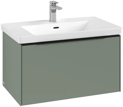 VILLEROY BOCH Subway 3.0 Vanity unit, 1 pull-out compartment, 772 x 429 x 478 mm, Soft Green #C57301AF resmi