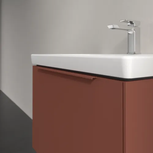 Bild von VILLEROY BOCH Subway 3.0 Waschbeckenunterschrank, mit Beleuchtung, 1 Auszug, 622 x 429 x 478 mm, Wine Red #C575L2AH