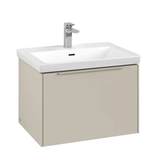 Picture of VILLEROY BOCH Subway 3.0 Vanity unit, 1 pull-out compartment, 622 x 429 x 478 mm, Cashmere Grey #C57502VN
