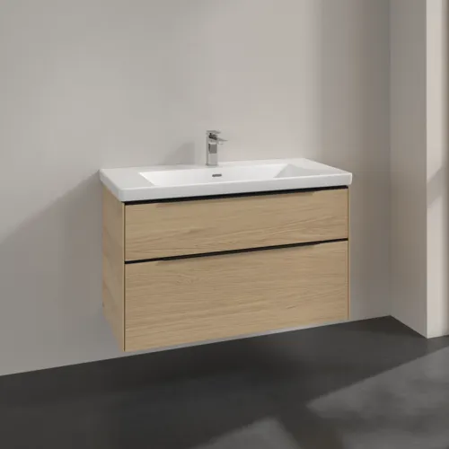 Obrázek VILLEROY BOCH Subway 3.0 Vanity unit, 2 výsuvy, 973 x 576 x 478 mm, dub severský #C57001VJ