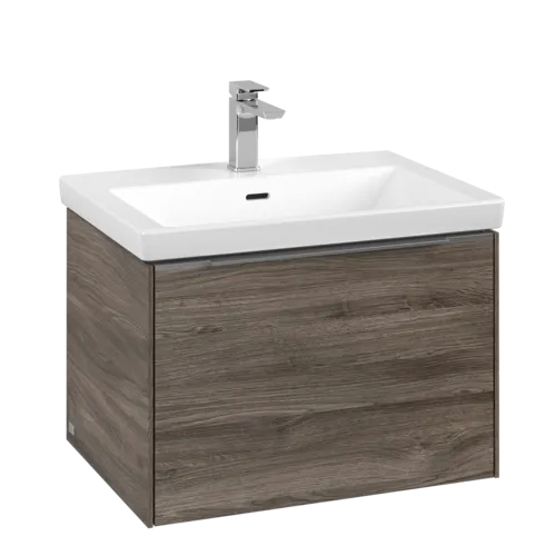 Picture of VILLEROY BOCH Subway 3.0 Vanity unit, 1 pull-out compartment, 622 x 429 x 478 mm, Stone Oak #C57500RK