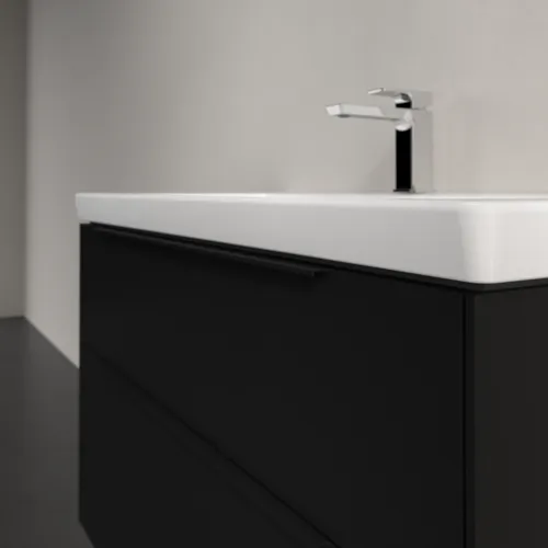 Bild von VILLEROY BOCH Subway 3.0 Waschbeckenunterschrank, 2 Auszüge, 973 x 576 x 478 mm, Volcano Black #C57001VL
