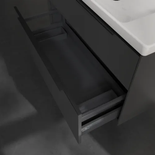 Bild von VILLEROY BOCH Subway 3.0 Waschbeckenunterschrank, 2 Auszüge, 973 x 576 x 478 mm, Graphite #C57001VR