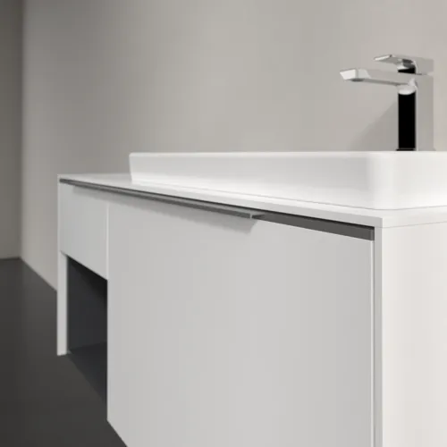 Bild von VILLEROY BOCH Subway 3.0 Waschbeckenunterschrank, 2 Auszüge, 1001 x 423 x 516 mm, Pure White / Pure White #C57100VF