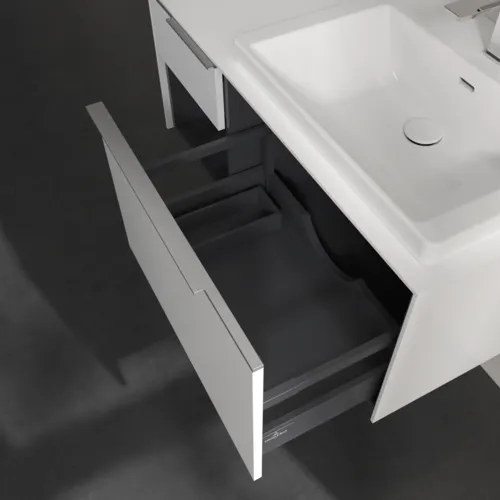 Bild von VILLEROY BOCH Subway 3.0 Waschbeckenunterschrank, 2 Auszüge, 1001 x 423 x 516 mm, Pure White / Pure White #C57100VF