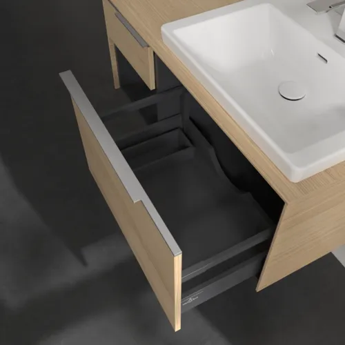 Bild von VILLEROY BOCH Subway 3.0 Waschbeckenunterschrank, 2 Auszüge, 1001 x 423 x 516 mm, Nordic Oak / Nordic Oak #C57100VJ