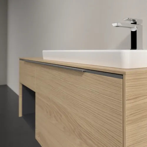 Bild von VILLEROY BOCH Subway 3.0 Waschbeckenunterschrank, 2 Auszüge, 1001 x 423 x 516 mm, Nordic Oak / Nordic Oak #C57100VJ