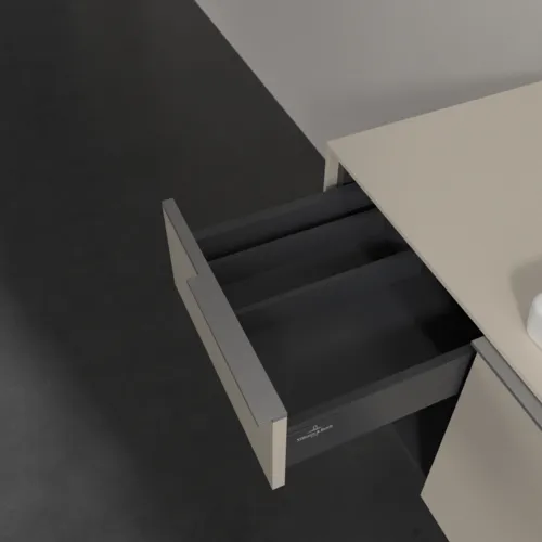 Bild von VILLEROY BOCH Subway 3.0 Waschbeckenunterschrank, 2 Auszüge, 1001 x 423 x 516 mm, Cashmere Grey / Cashmere Grey #C57100VN
