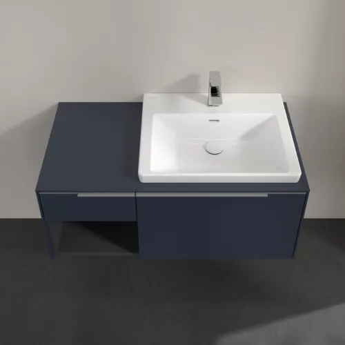 Bild von VILLEROY BOCH Subway 3.0 Waschbeckenunterschrank, 2 Auszüge, 1001 x 423 x 516 mm, Marine Blue / Marine Blue #C57100VQ
