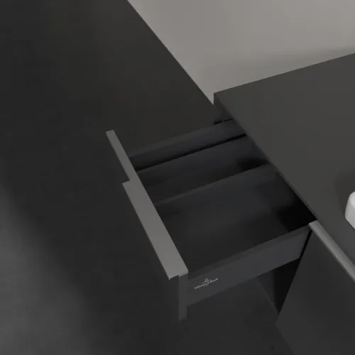 Bild von VILLEROY BOCH Subway 3.0 Waschbeckenunterschrank, 2 Auszüge, 1001 x 423 x 516 mm, Graphite / Graphite #C57100VR