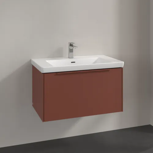 Bild von VILLEROY BOCH Subway 3.0 Waschbeckenunterschrank, 1 Auszug, 772 x 429 x 478 mm, Wine Red #C57302AH
