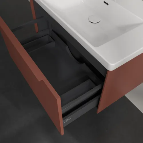 Bild von VILLEROY BOCH Subway 3.0 Waschbeckenunterschrank, 1 Auszug, 772 x 429 x 478 mm, Wine Red #C57302AH