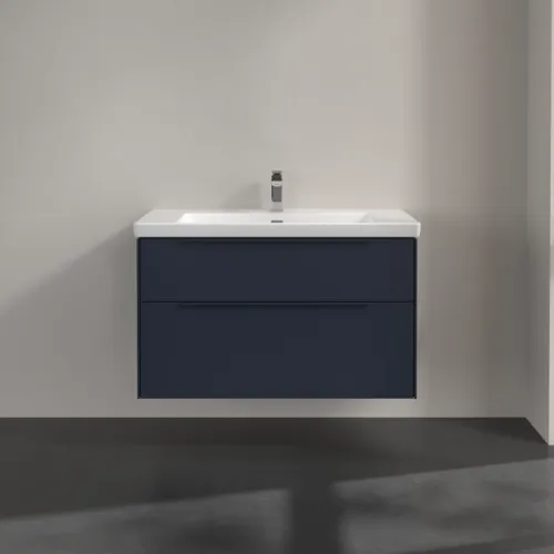 Obrázek VILLEROY BOCH Subway 3.0 Vanity unit, 2 výsuvy, 973 x 576 x 478 mm, Marine Blue #C57002VQ