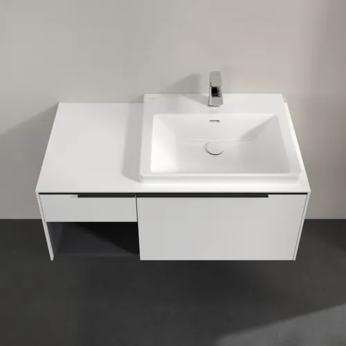 VILLEROY BOCH Subway 3.0 Waschbeckenunterschrank, 2 Auszüge, 1001 x 423 x 516 mm, Brilliant White / Brilliant White #C57101VE, Bild 4