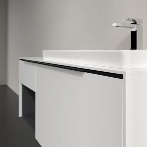 Bild von VILLEROY BOCH Subway 3.0 Waschbeckenunterschrank, 2 Auszüge, 1001 x 423 x 516 mm, Pure White / Pure White #C57101VF
