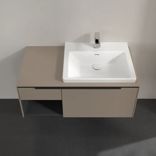 Bild von VILLEROY BOCH Subway 3.0 Waschbeckenunterschrank, 2 Auszüge, 1001 x 423 x 516 mm, Taupe / Taupe #C57101VM
