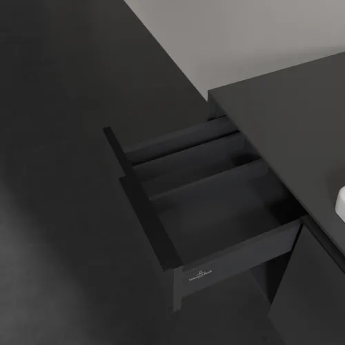 Bild von VILLEROY BOCH Subway 3.0 Waschbeckenunterschrank, 2 Auszüge, 1001 x 423 x 516 mm, Graphite / Graphite #C57101VR