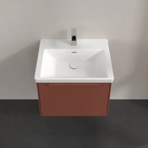 Obrázek VILLEROY BOCH Subway 3.0 Vanity unit, 1 zásuvka, 572 x 429 x 478 mm, vínově červená #C57702AH