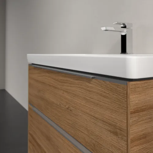 Picture of VILLEROY BOCH Subway 3.0 Vanity unit, 2 pull-out compartments, 772 x 576 x 478 mm, Oak Kansas #C57400RH