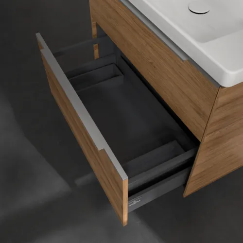 Picture of VILLEROY BOCH Subway 3.0 Vanity unit, 2 pull-out compartments, 772 x 576 x 478 mm, Oak Kansas #C57400RH