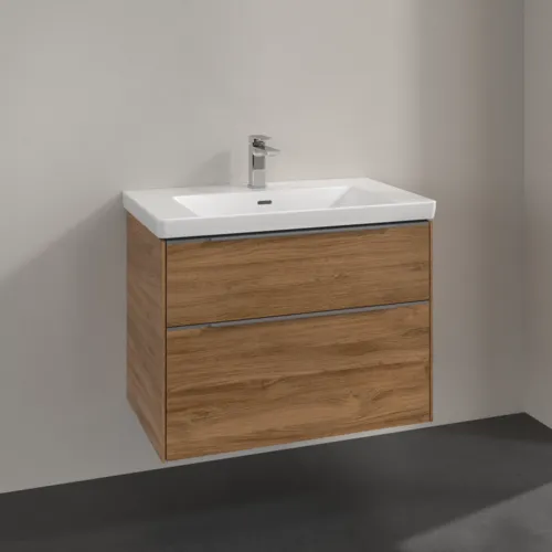 Picture of VILLEROY BOCH Subway 3.0 Vanity unit, 2 pull-out compartments, 772 x 576 x 478 mm, Oak Kansas #C57400RH