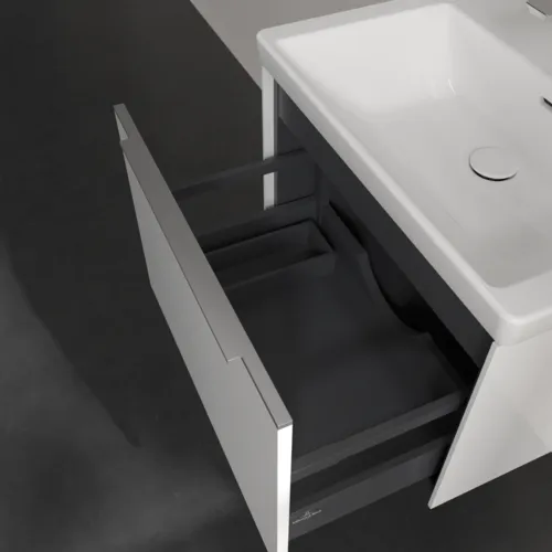 Bild von VILLEROY BOCH Subway 3.0 Waschbeckenunterschrank, 1 Auszug, 622 x 429 x 478 mm, Brilliant White #C57500VE