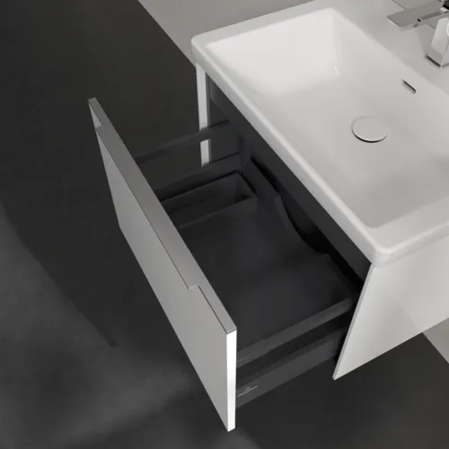 Bild von VILLEROY BOCH Subway 3.0 Waschbeckenunterschrank, 1 Auszug, 622 x 429 x 478 mm, Brilliant White #C57500VE