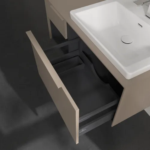 Bild von VILLEROY BOCH Subway 3.0 Waschbeckenunterschrank, 2 Auszüge, 1001 x 423 x 516 mm, Taupe / Taupe #C57102VM