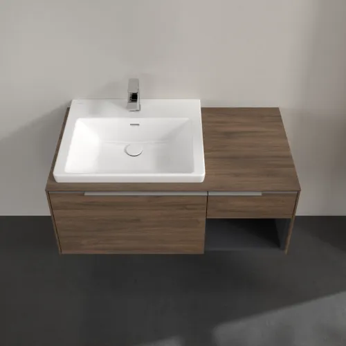 Bild von VILLEROY BOCH Subway 3.0 Waschbeckenunterschrank, 2 Auszüge, 1001 x 423 x 516 mm, Arizona Oak / Arizona Oak #C57200VH
