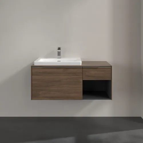 Bild von VILLEROY BOCH Subway 3.0 Waschbeckenunterschrank, 2 Auszüge, 1001 x 423 x 516 mm, Arizona Oak / Arizona Oak #C57200VH