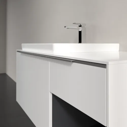 Bild von VILLEROY BOCH Subway 3.0 Waschbeckenunterschrank, 2 Auszüge, 1001 x 423 x 516 mm, Brilliant White / Brilliant White #C57200VE