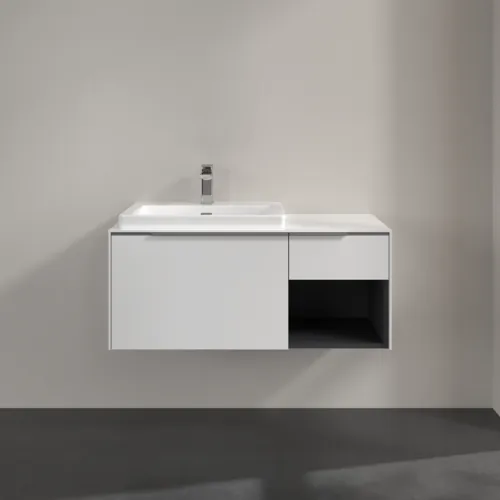 Bild von VILLEROY BOCH Subway 3.0 Waschbeckenunterschrank, 2 Auszüge, 1001 x 423 x 516 mm, Brilliant White / Brilliant White #C57200VE